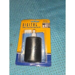 Digital Concepts LCK-3 Photo/Video Care Kit 3 Piece Fluid, Cloth, Q-Tips NEW!!